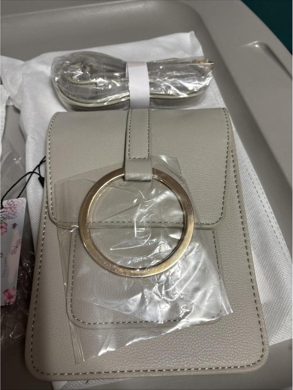 Brentano‎ Gray Crossbody Bag New With Tags